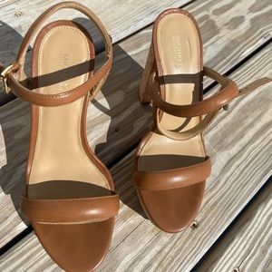 MICHAEL Michael Kors Women’s 7 Tan Strappy Heel
